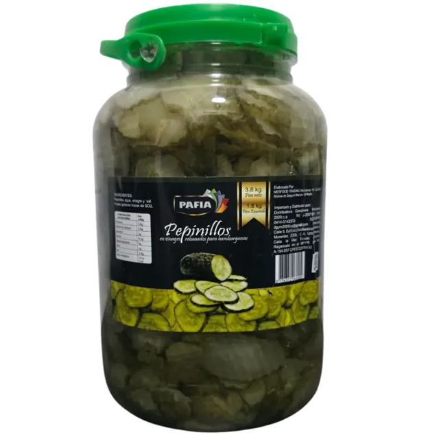 Pepinillos Hamburguesa PET PAFIA