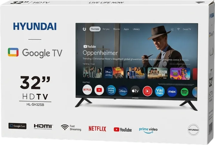 Televisor HYUNDAI de 32 pulgadas con Google TV